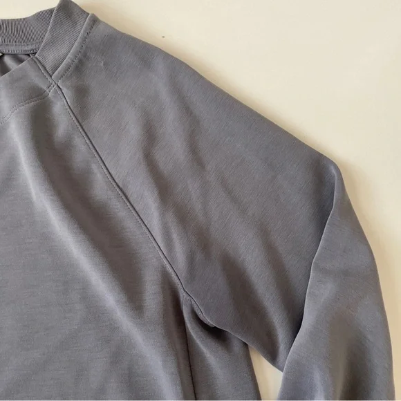 Athleta Seasoft Crewneck Sweatshirt in COSMOS gray blue, Size XS - Picture 7 of 16